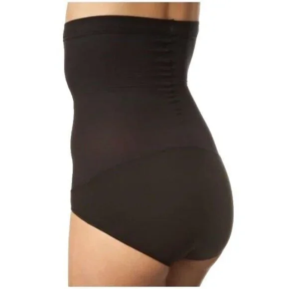 BOGO Spanx Womens Higher Power Brief High Waisted Panty Size D Black Lot of 2 - Picture 9 of 9